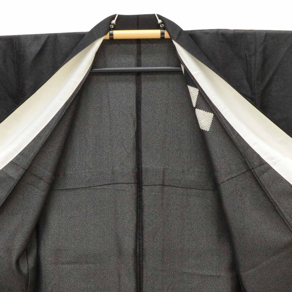 Vintage Japanese Kimono | Tsukesage | Silk | Unlined | Tall Plus Size LL | Sustainable | uu2281b