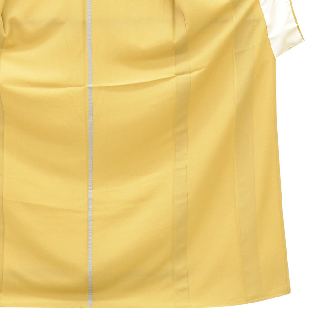 Vintage Japanese Kimono | Summer Iro-Muji | Brown Silk | Tea Leaf Weave | One Crest | Unlined | Size L | Sustainable | uu2282b