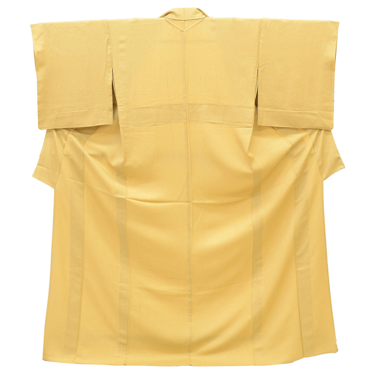 Vintage Japanese Kimono | Summer Iro-Muji | Brown Silk | Tea Leaf Weave | One Crest | Unlined | Size L | Sustainable | uu2282b