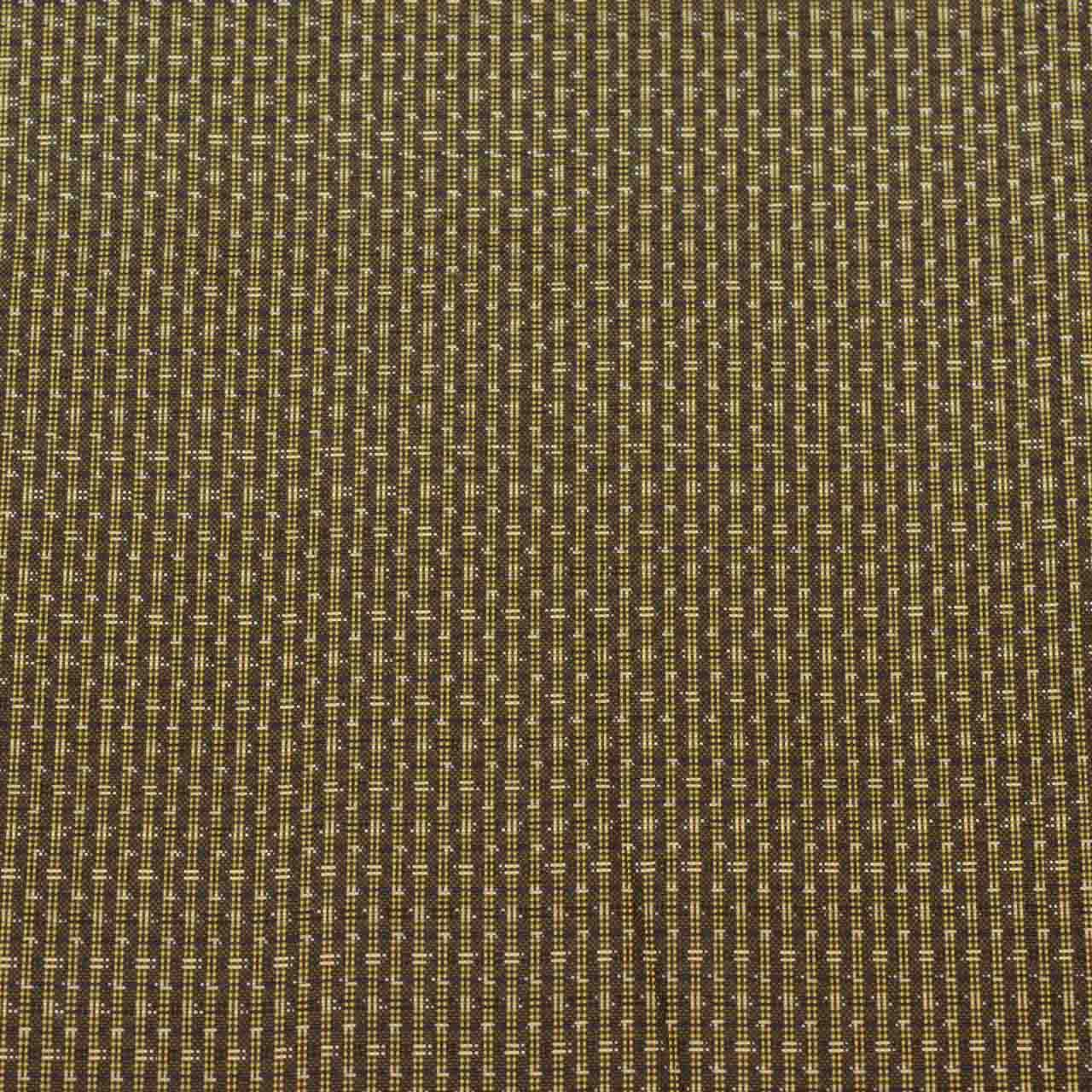 [Used] Recycled Kimono and Haori Ensemble for Men, Tsumugi Silk, Oshima Tsumugi, 100% Silk, Sleeve Length 68.0cm (26.8in), Body Length 149.0cm (58.7in), Size L, Brown Stripe Pattern, Men's uu2283b 