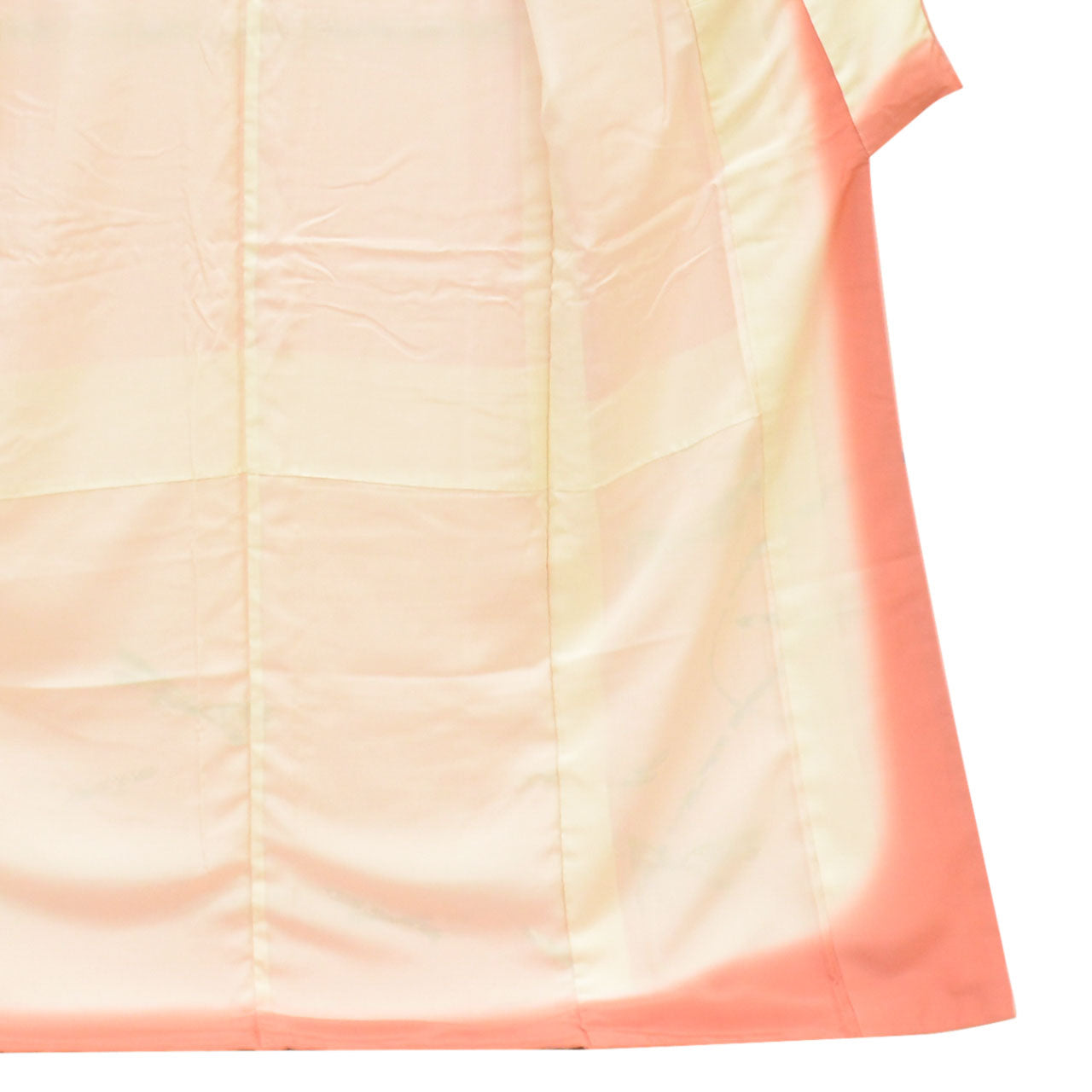 Vintage Japanese Kimono | Tsukesage | Pink Silk Crepe | Noshi Pattern | Pearl-tone | Size L | Sustainable | uu2305b