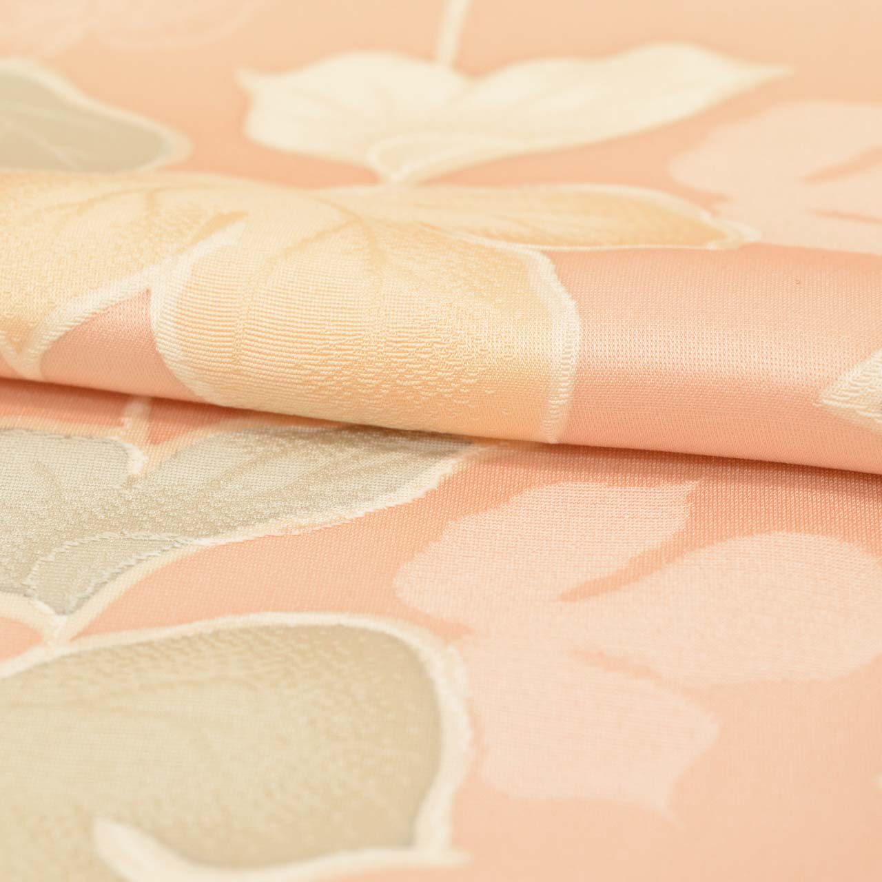 [Used] Recycled Kimono, Komon Kimono, Pure Silk, Size S (Slightly Plus Size L), Good Condition, Length 155.5cm (61.2in), Sleeve Length 63.0cm (24.8in), Lined, Ready-made, Unused, Pink Ivy Pattern, Silk, Reuse uu2307b 