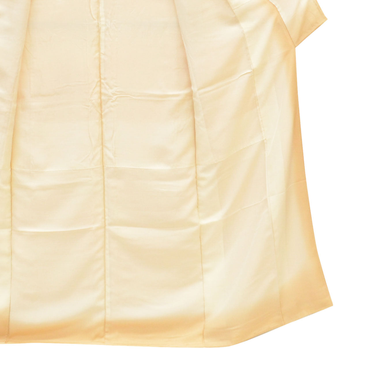 [Used] Recycled Kimono, Plain Color, Silk, Size S, Good Condition, Length 155.0cm (61.0in), Sleeve Length 65.0cm (25.6in), Lined, Ready-made, Single Family Crest, Brown, Wave Pattern, Silk, Reuse uu2341b 