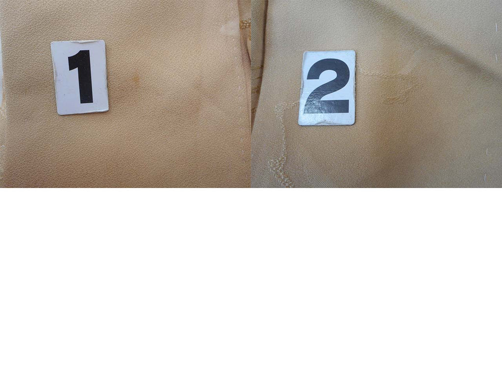 [Used] Recycled Kimono, Plain Color, Silk, Size S, Good Condition, Length 155.0cm (61.0in), Sleeve Length 65.0cm (25.6in), Lined, Ready-made, Single Family Crest, Brown, Wave Pattern, Silk, Reuse uu2341b 