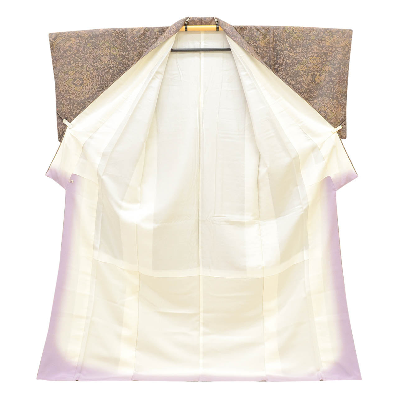 Vintage Japanese Kimono | Omeshi | Silk | Jinsen Sarasa | Maeda Jinsen | New Harebare Guard | Tall Size LL | Sustainable | uu2375b