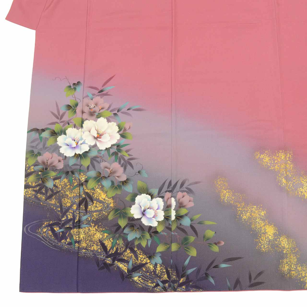 [Used] Recycled Kimono, Furisode (long-sleeved kimono), Vintage Furisode, Pure Silk, LL Size (Length 166.0cm (65.4in), Sleeve Length 70.5cm (27.8in)), Suitable for Tall Women, Larger Size, Silk, Reused, uu2380b 
