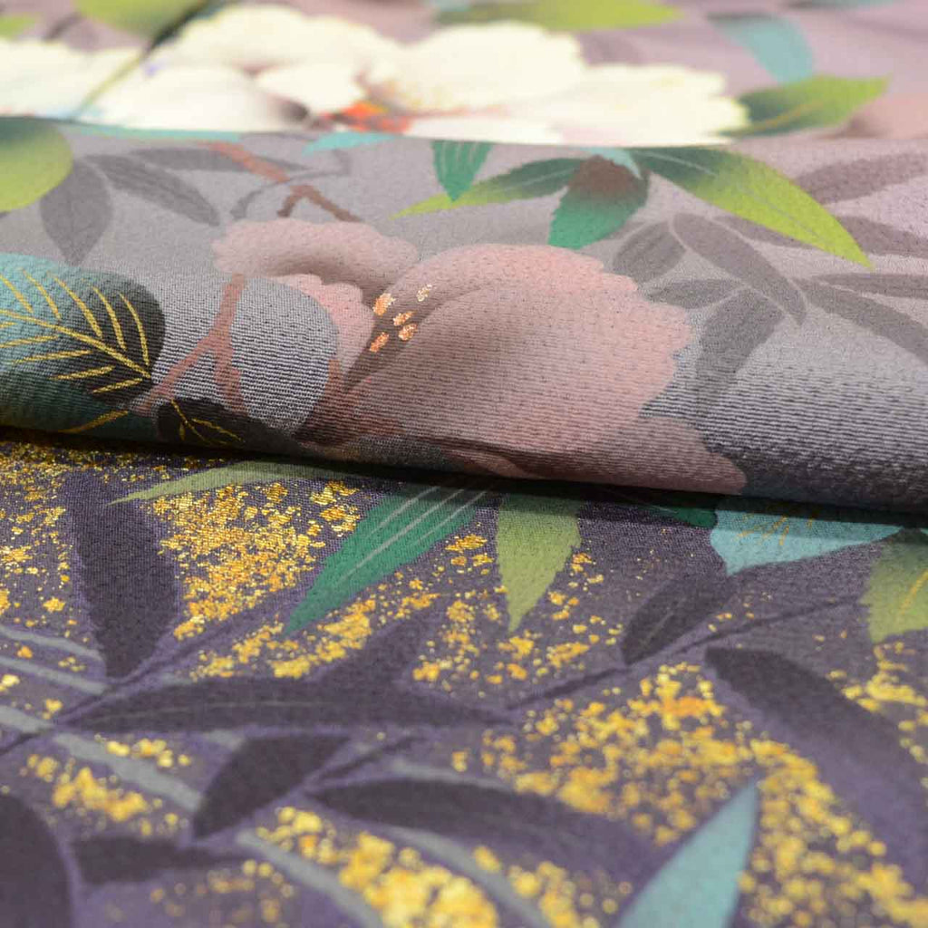 [Used] Recycled Kimono, Furisode (long-sleeved kimono), Vintage Furisode, Pure Silk, LL Size (Length 166.0cm (65.4in), Sleeve Length 70.5cm (27.8in)), Suitable for Tall Women, Larger Size, Silk, Reused, uu2380b 