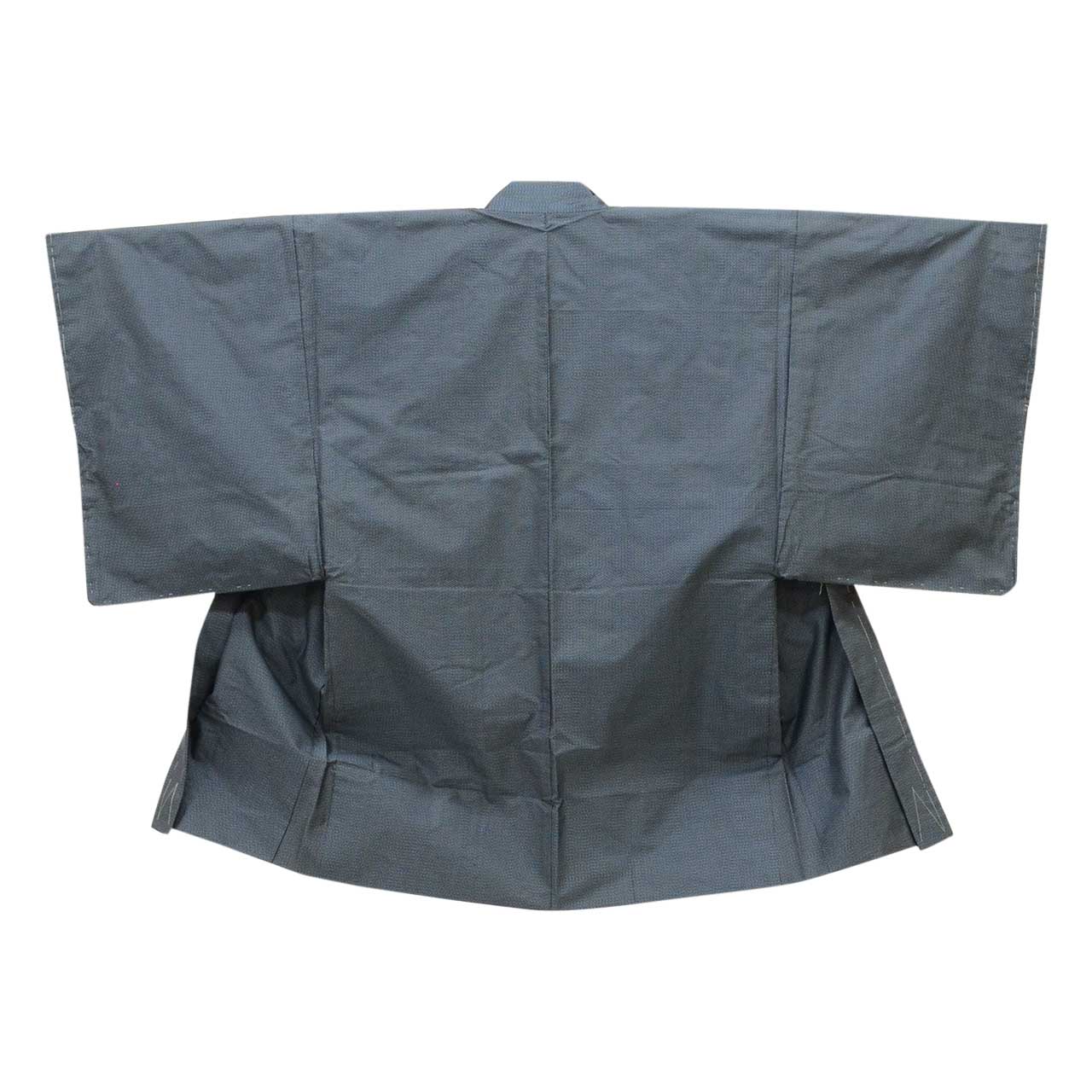 [Used] Recycled Kimono and Haori Ensemble for Men, Oshima Tsumugi Silk, Excellent Condition, Unused, Sleeve Length 69.0cm (27.2in), Body Length 153.5cm (60.4in), Size LL, Navy Blue, Tortoise Shell Pattern, Men's uu2418b 