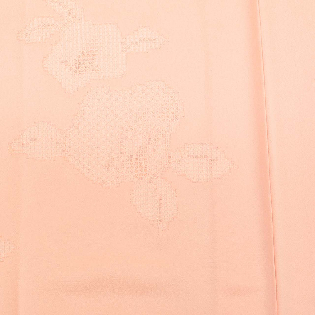 Vintage Japanese Kimono | Tsukesage | Pink Silk | Bambi Swatow Embroidery | Unlined | Size S | Sustainable | uu2431b