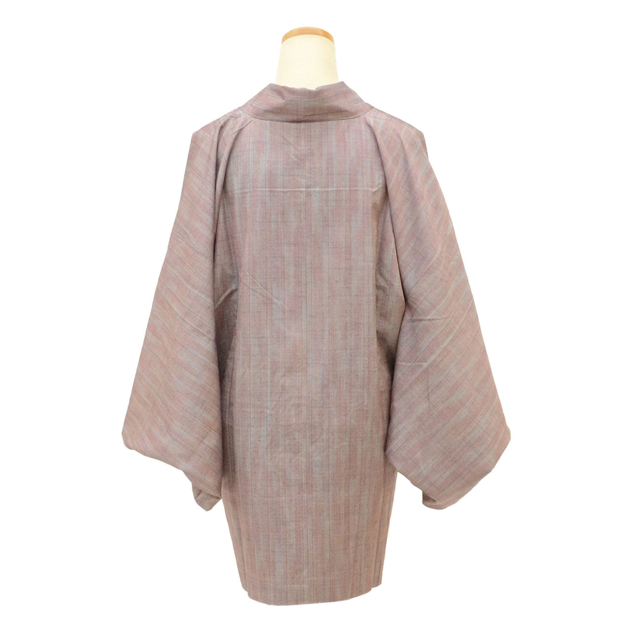 Vintage Japanese Kimono | Michiyuki Coat | Brown Silk | Geometric | Reversible | Unused | Excellent | Sustainable | uu2469b