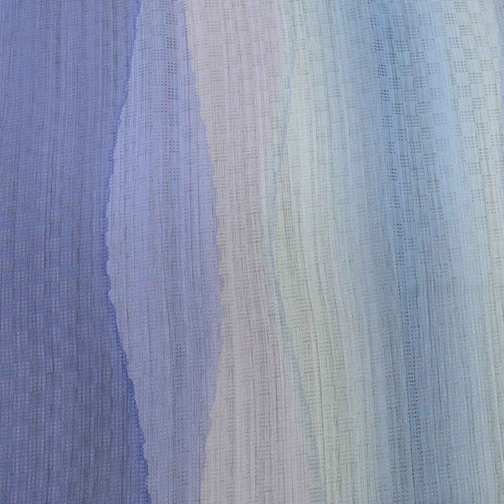 Vintage Japanese Kimono | Michiyuki Coat | Blue Silk | Bokashi Gradient | Tango Chirimen | Anzen Guard | Unused | Sustainable | uu2475b