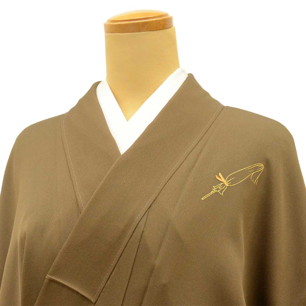 Vintage Japanese Kimono | Tsukesage | Silk | Saga Nishiki Weave | Gold Embroidery | Mori Yuriko | Matsuzakaya | Sustainable | uu2522b