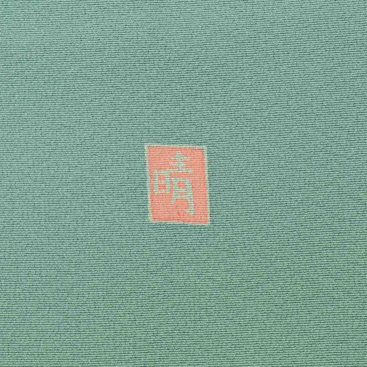 [Used] Recycled Kimono, Visiting Kimono, Pure Silk, Size M, Excellent Condition, Length 160.2cm (63.1in), Sleeve Length 67.4cm (26.5in), Lined, Ready-made, Signed by Artist, Yuzen Dyeing, Gold Leaf, Green, Floral Pattern, Silk, Reused uu2526b 