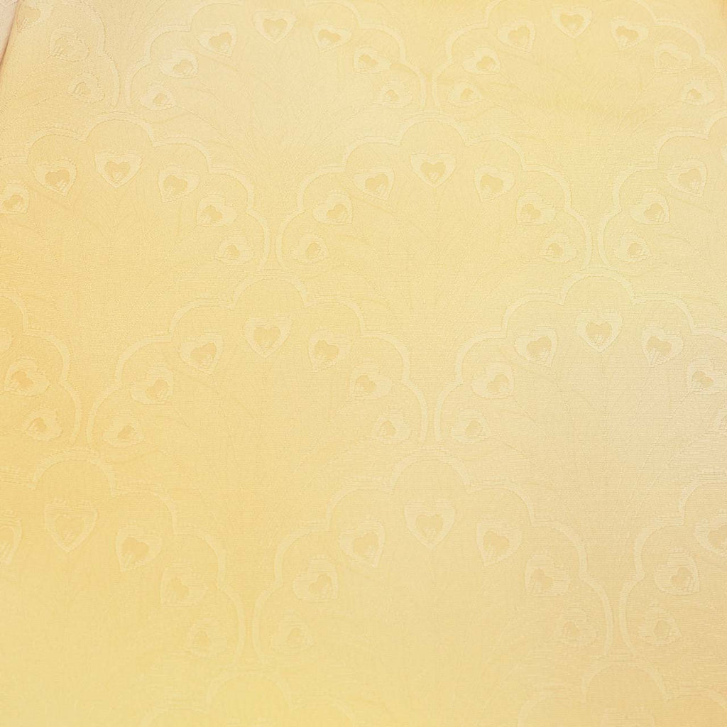 [Used] Recycled Kimono, Komon style, Pure Silk, Size S, Excellent Condition, Length 155.0cm (61.0in), Sleeve Length 64.2cm (25.3in), Lined, Ready-made, Orange Gradation, Silk, Reused, uu2534b 