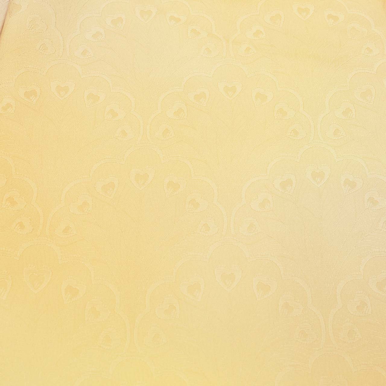 [Used] Recycled Kimono, Komon style, Pure Silk, Size S, Excellent Condition, Length 155.0cm (61.0in), Sleeve Length 64.2cm (25.3in), Lined, Ready-made, Orange Gradation, Silk, Reused, uu2534b 