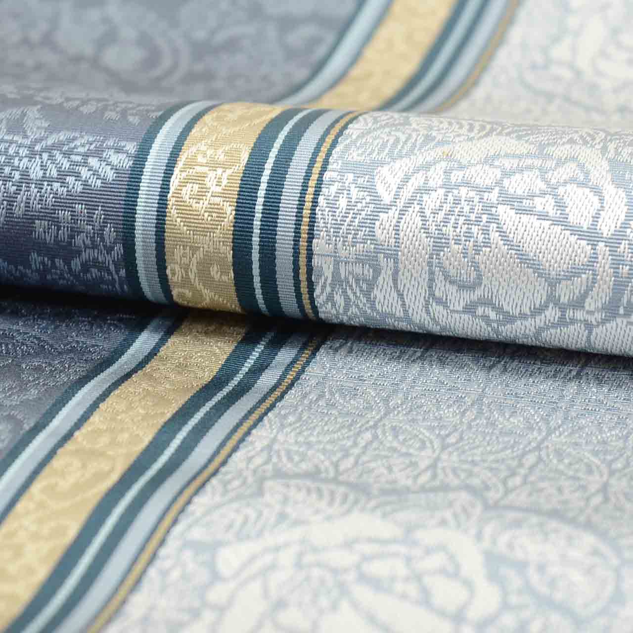Vintage Japanese Obi | Fukuro Obi | Silk | Zuiho Hamanasu Pattern | Hakata-ori Nishimura | Ai Silk Guard | Sustainable | uu2551b