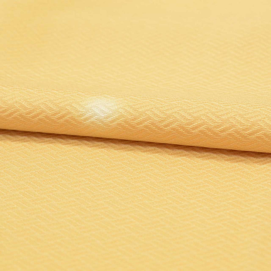 [Used] Recycled Kimono, Komon style, Pure Silk, Size S, Excellent Condition, Length 150.2cm (59.1in), Yumeyu Guarded, Sleeve Length 61.0cm (24.0in), Lined, Ready-made, Yellow Polka Dot, SILK, Reused uu2559b 