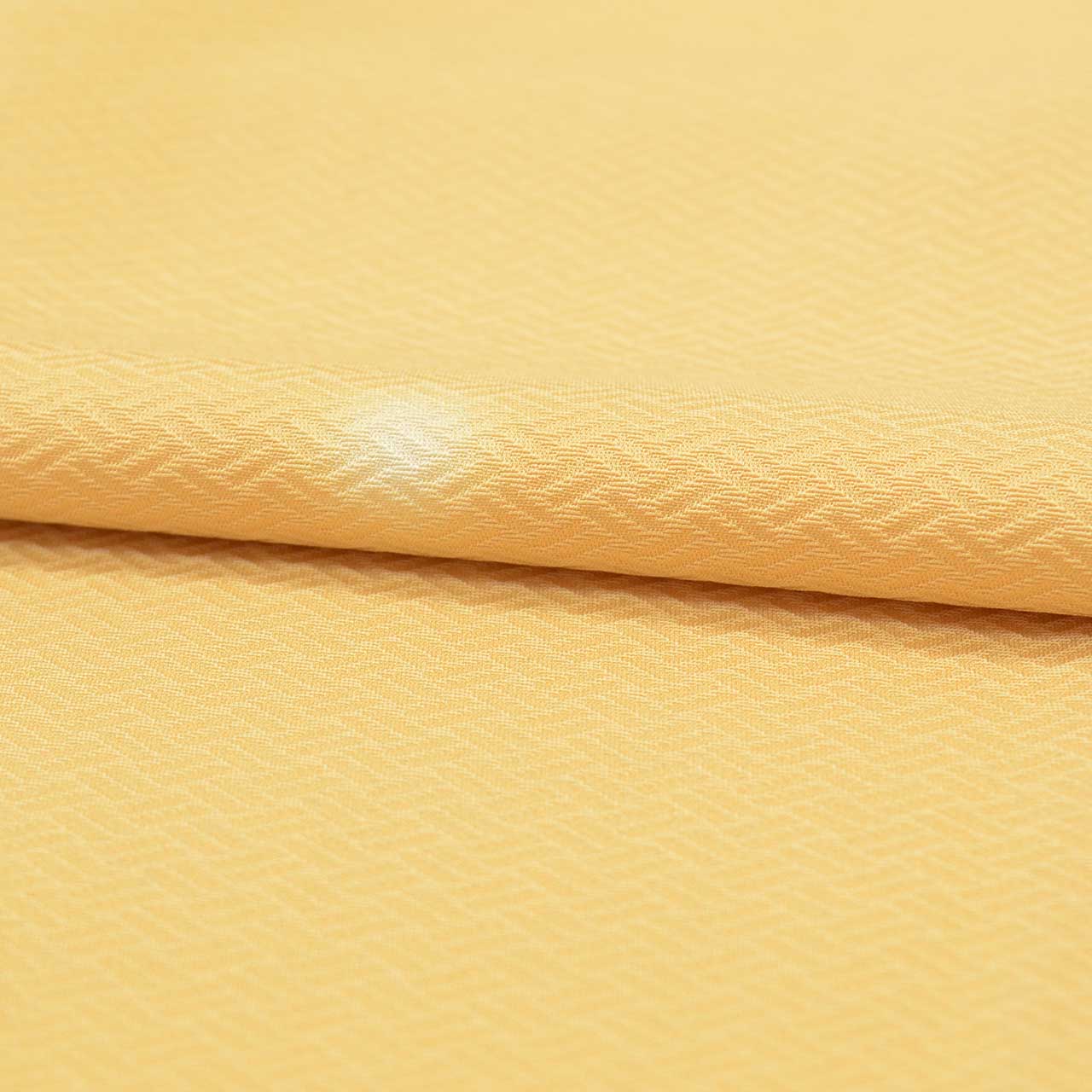 [Used] Recycled Kimono, Komon style, Pure Silk, Size S, Excellent Condition, Length 150.2cm (59.1in), Yumeyu Guarded, Sleeve Length 61.0cm (24.0in), Lined, Ready-made, Yellow Polka Dot, SILK, Reused uu2559b 