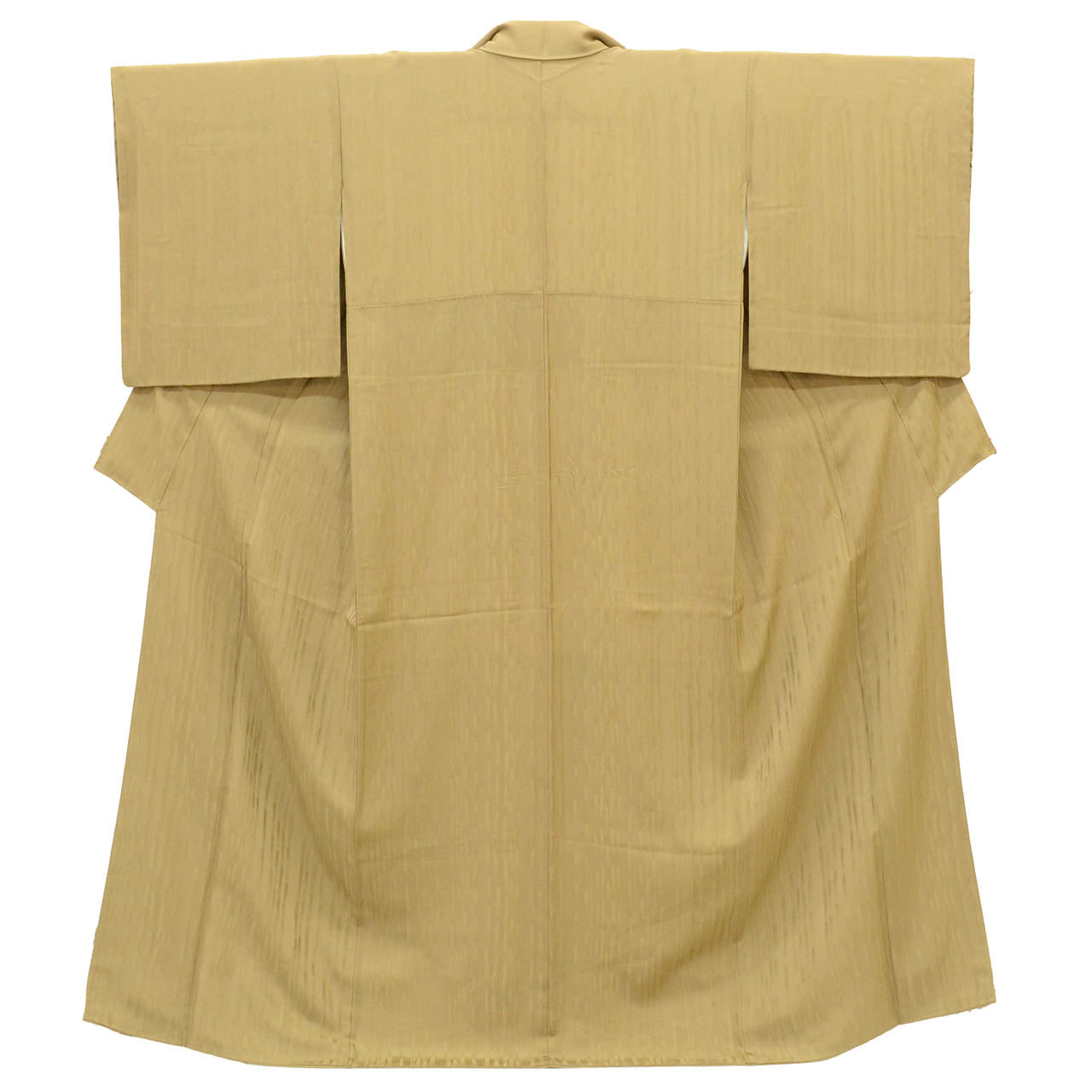 [Used] Recycled Kimono, Plain Color, Silk, Size M, Excellent Condition, Length 158.8cm (62.5in), Sleeve Length 65.0cm (25.6in), Lined, Ready-made, Green, Horsetail, Silk, Reuse uu2564b 
