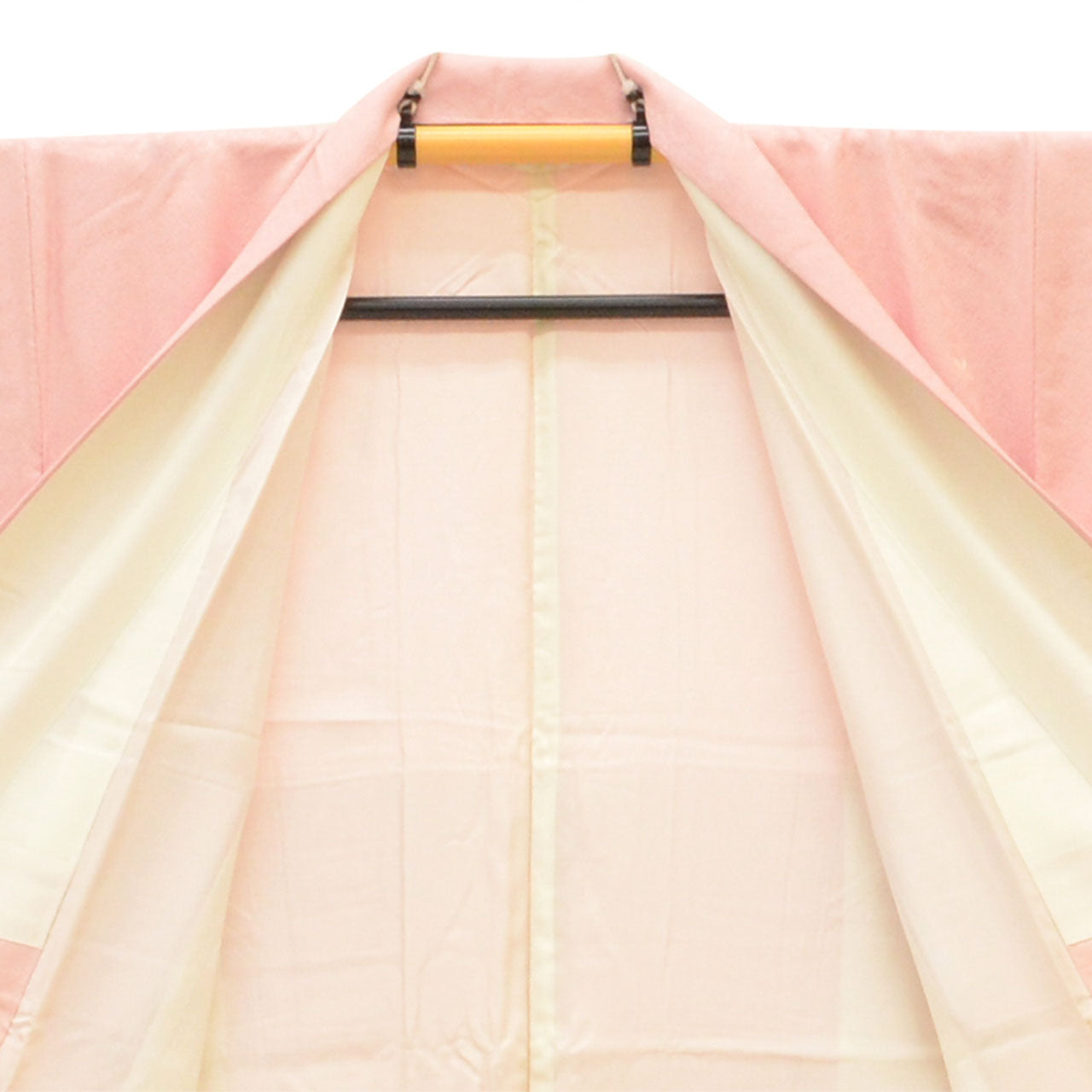 Vintage Japanese Kimono | Tsukesage | Pink Silk | Camellia Iris Pattern | Harebare Guard | Unused | Petite Size SS | Sustainable | uu2578b