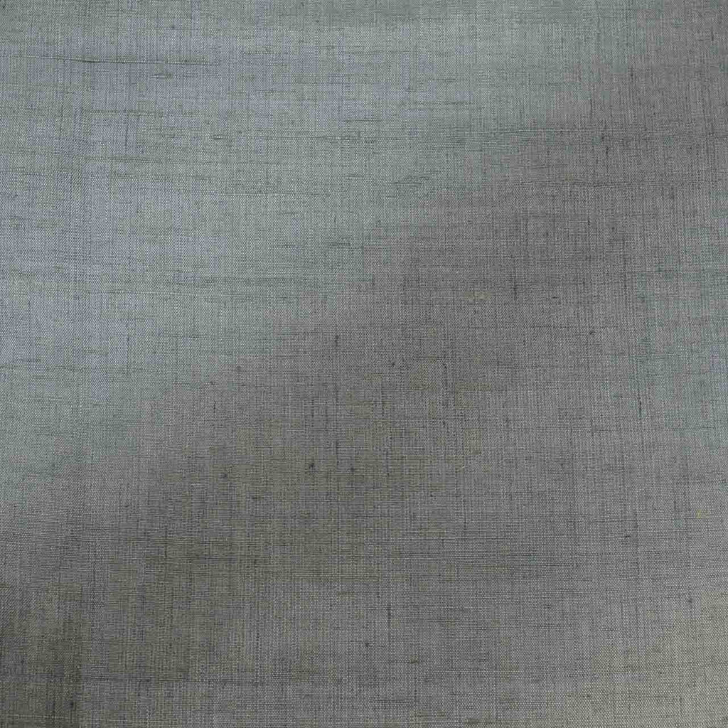 Vintage Japanese Kimono | Men's Yuki Tsumugi | Blue Gray Silk | UNESCO Heritage | Pearl-tone | Tall Size LL | Sustainable | uu2583b