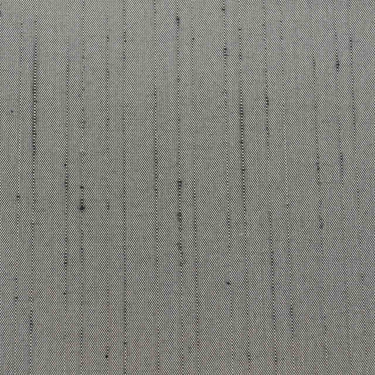 [Used] Vertical Stripe Tsumugi Recycled Kimono, Men's, Pure Silk, Size L, Excellent Condition, Length 147.3cm (58.0in), Sleeve Length 76.2cm (30.0in), Lined, Pearl Tone Processed, Gray, Ready-made, Beautiful Condition, Plain, Silk, Reuse uu2584b 