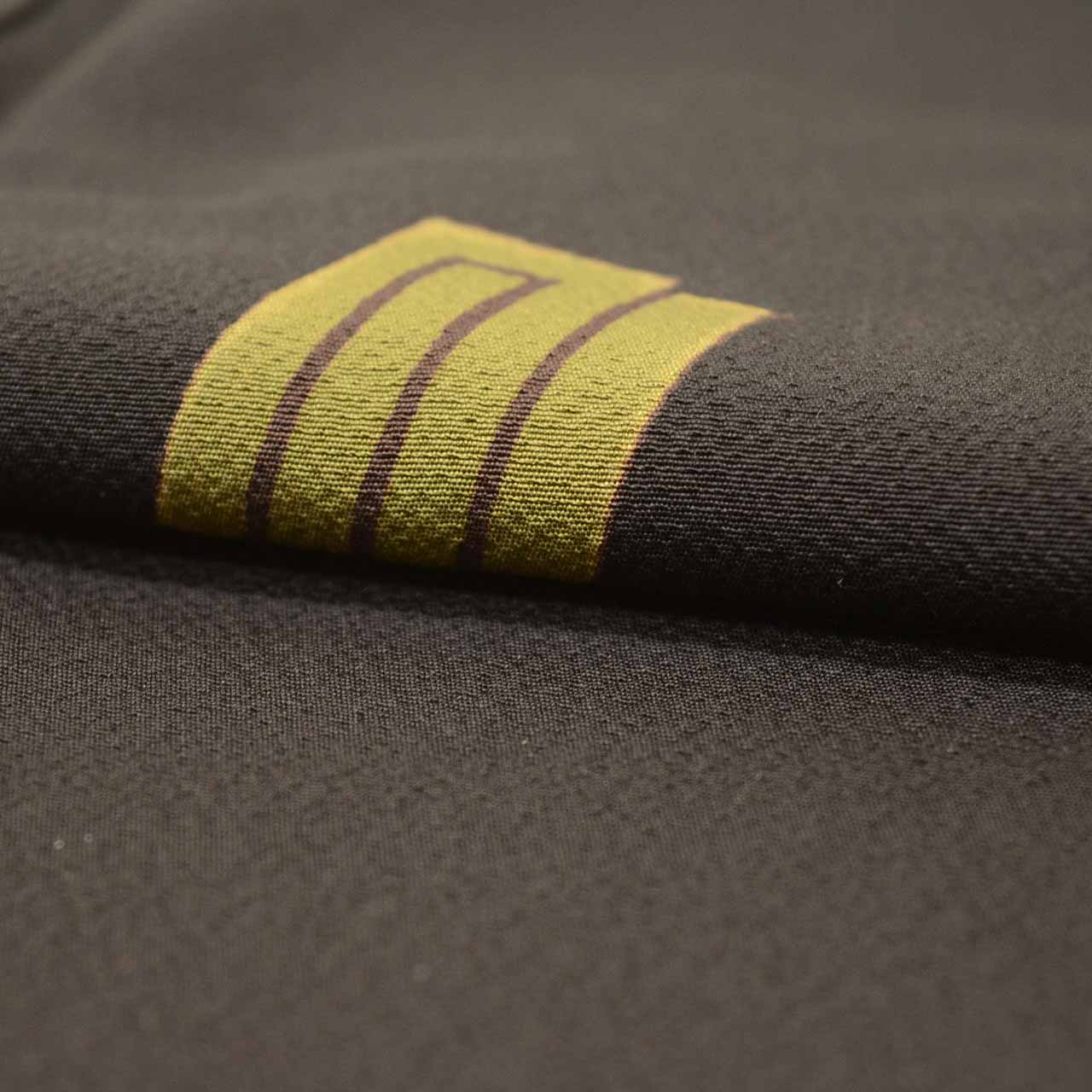 [Used] Recycled Kimono, Komon style, Pure Silk, Size L, Excellent Condition, Length 165.7cm (65.2in), by Tsujimura Jusaburo, Sleeve Length 66.3cm (26.1in), Lined, Ready-made, Crepe fabric, Signed by the artist, Brown, Genji-ko pattern, Silk, Reuse uu2586b 