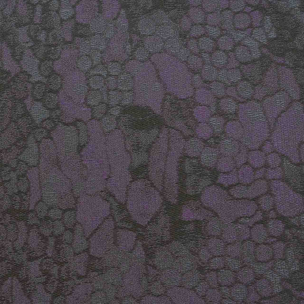 Vintage Japanese Kimono | Omeshi Kimono | Black Silk | Grape Pattern | Pearl-tone | Unused | Tall Size LL | Sustainable | uu2588b