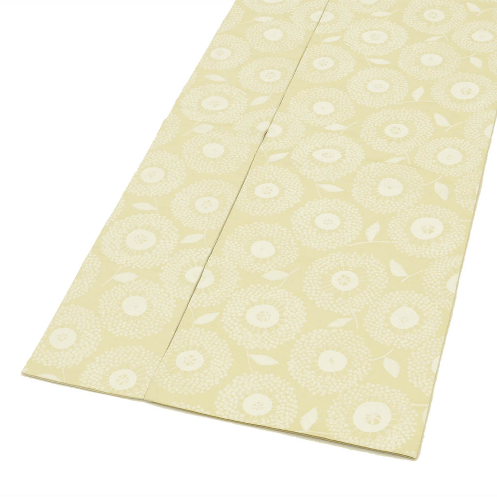 Vintage Japanese Obi | Nagoya Obi | Beige Cotton | Floral Pattern | Casual | Excellent | Sustainable | uu2592b