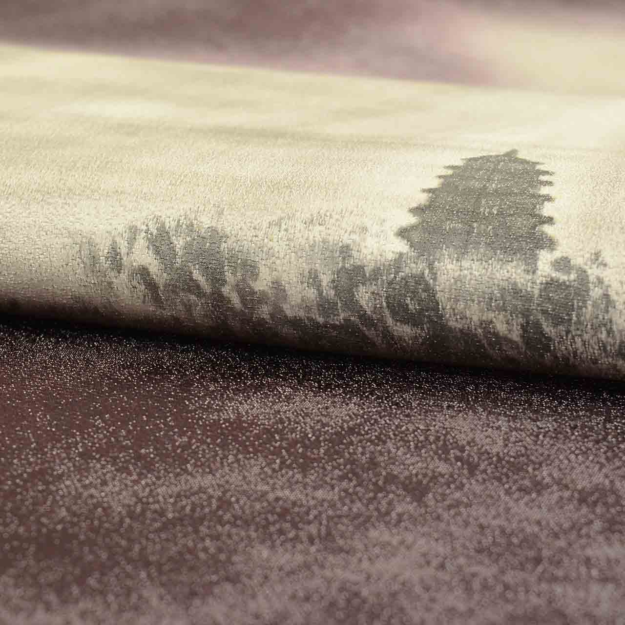 Vintage Japanese Obi | Nagoya Obi | Purple Silk | Five-storey Pagoda | Silver Thread | Semi-formal | Sustainable | uu2604b