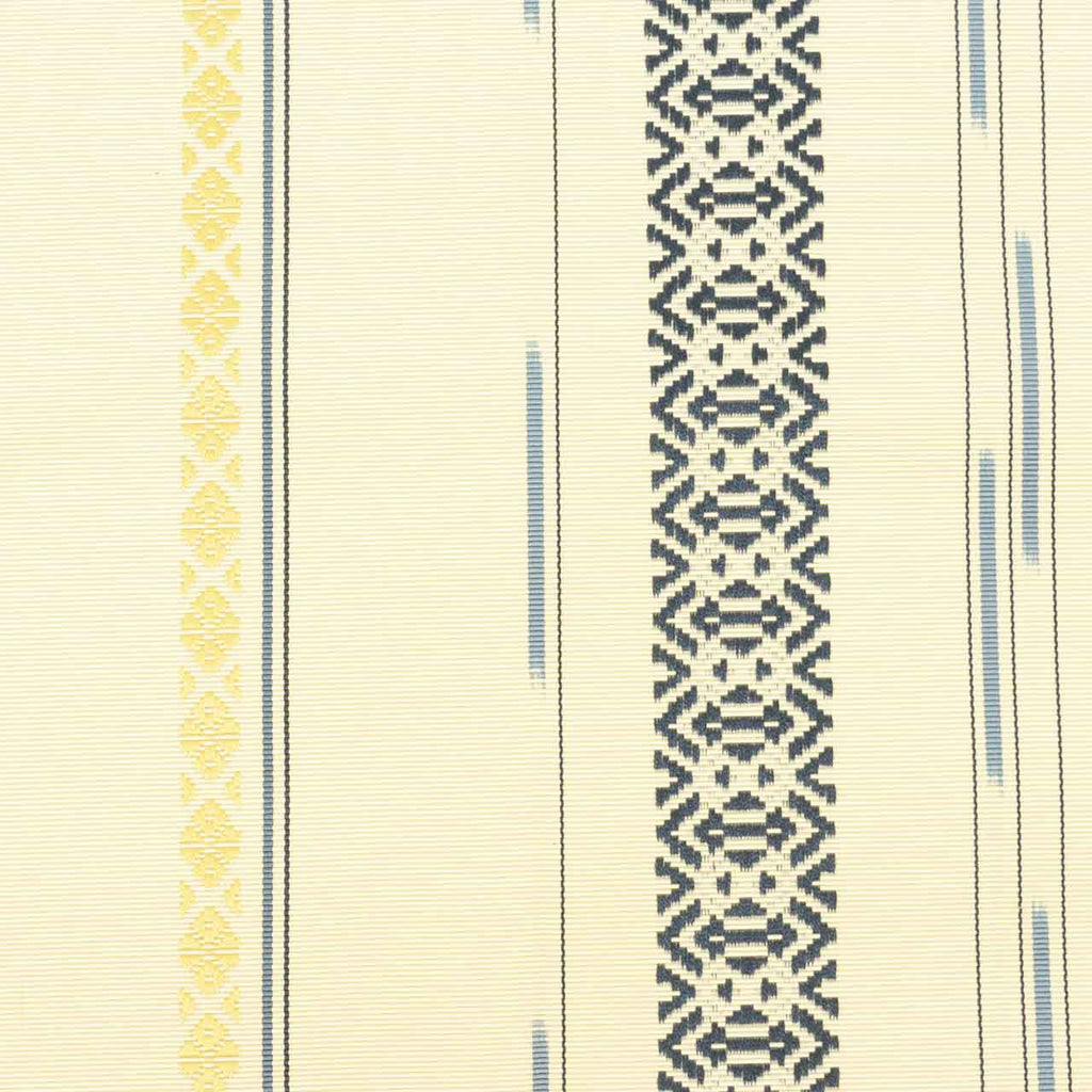 Vintage Japanese Obi | Nagoya Obi | Cream Silk | Kenjo Pattern | Hakata-ori Handwoven | Certified | Sustainable | uu2605b