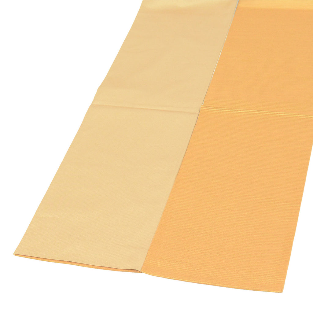 Vintage Japanese Obi | Fukuro Obi | Tan Gold Silk | Stripe | Kawari-ori | Formal | Sustainable | uu2691b