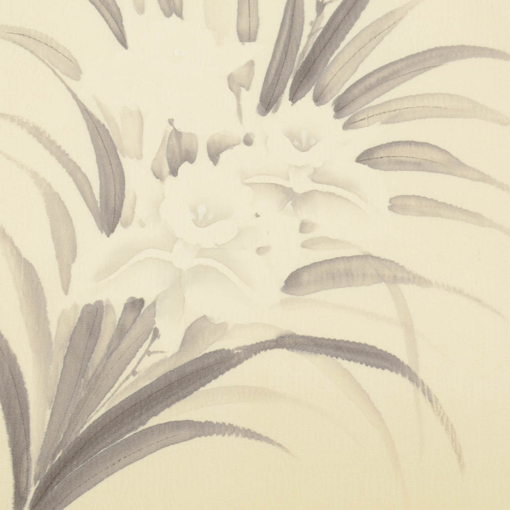 Vintage Japanese Obi | Nagoya Obi | White Silk | Floral Pattern | Casual Semi-formal | Sustainable | uu2692b