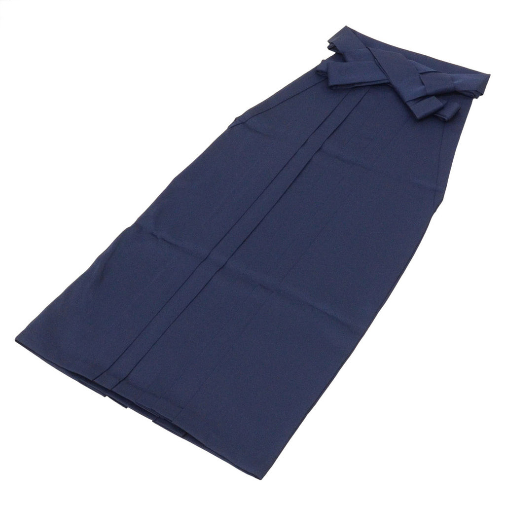 Vintage Japanese Hakama | Nishaku-sode & Hakama Set | Blue Synthetic | Cherry Blossom | Graduation | Sustainable | uu2720b