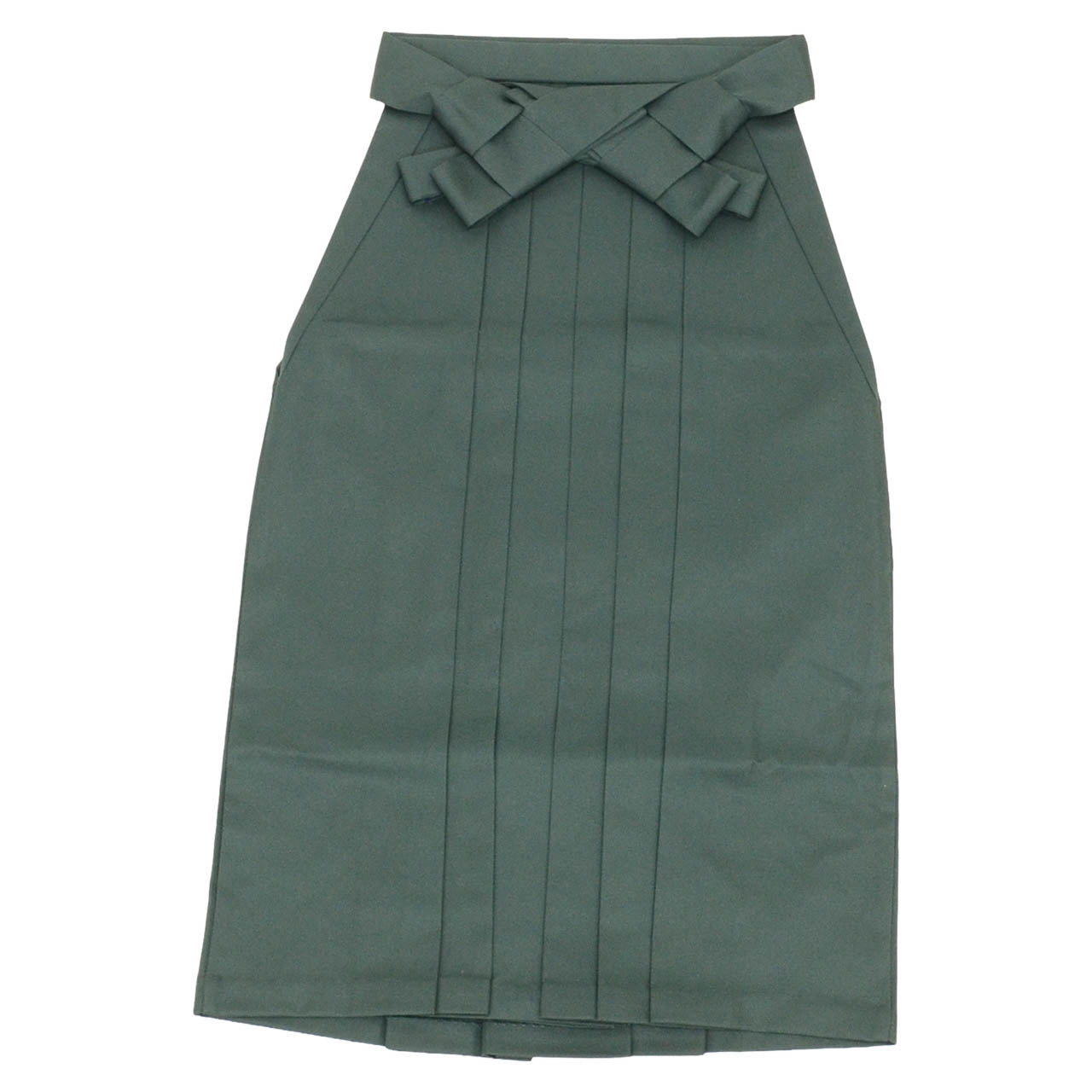 Vintage Japanese Hakama | Women's Synthetic Hakama | Dark Green | Andon Style | Graduation | Sustainable | uu2723b