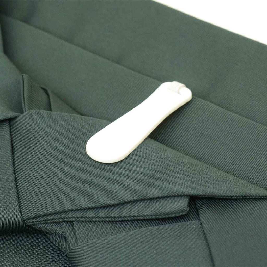 Vintage Japanese Hakama | Women's Synthetic Hakama | Dark Green | Andon Style | Graduation | Sustainable | uu2723b