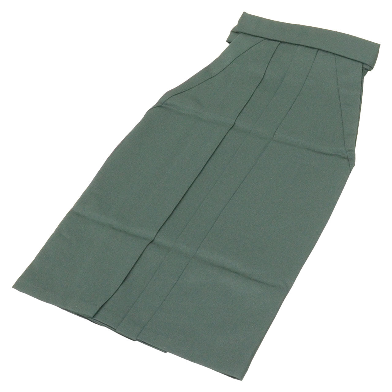 Vintage Japanese Hakama | Women's Synthetic Hakama | Dark Green | Andon Style | Graduation | Sustainable | uu2723b