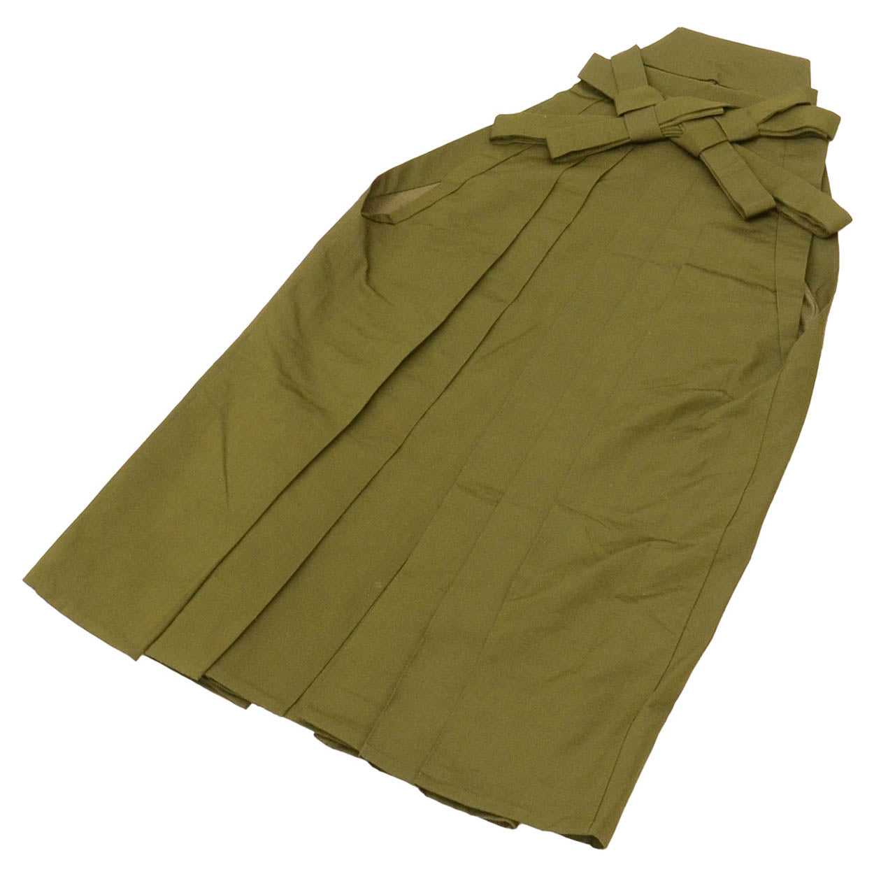 Vintage Japanese Hakama | Men's Silk Hakama | Dark Green | Andon Style | Tsumugi | Sustainable | uu2725b