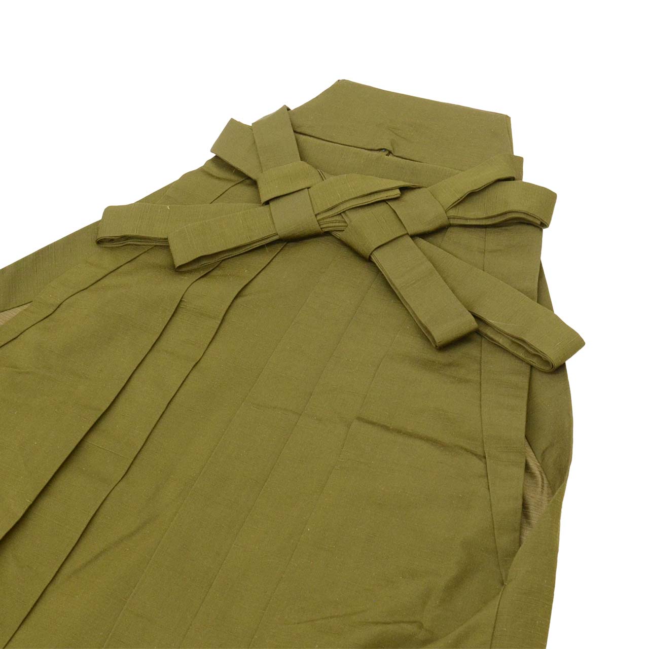 Vintage Japanese Hakama | Men's Silk Hakama | Dark Green | Andon Style | Tsumugi | Sustainable | uu2725b