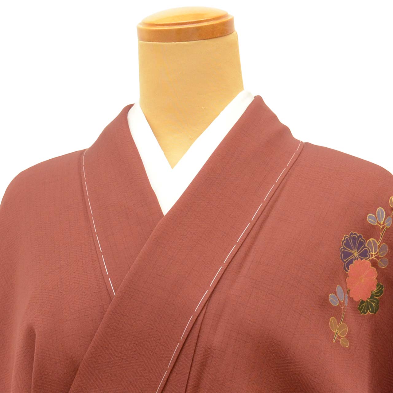 Vintage Japanese Kimono | Tsukesage | Silk | Gold Foil | Tall Size LL | Excellent | Sustainable | uu2729b