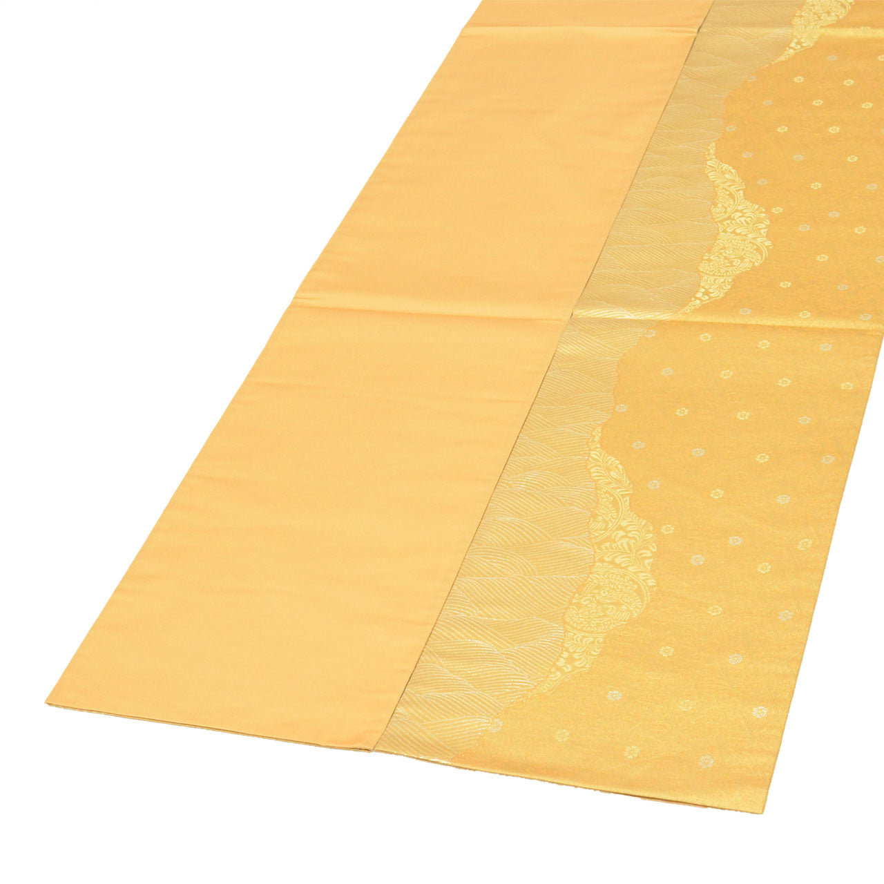 Vintage Japanese Obi | Fukuro Obi | Gold Silk | Phoenix Michiyuki-Dori | Kara-ori | Ginza Kishiya | Excellent | Sustainable | uu2739b