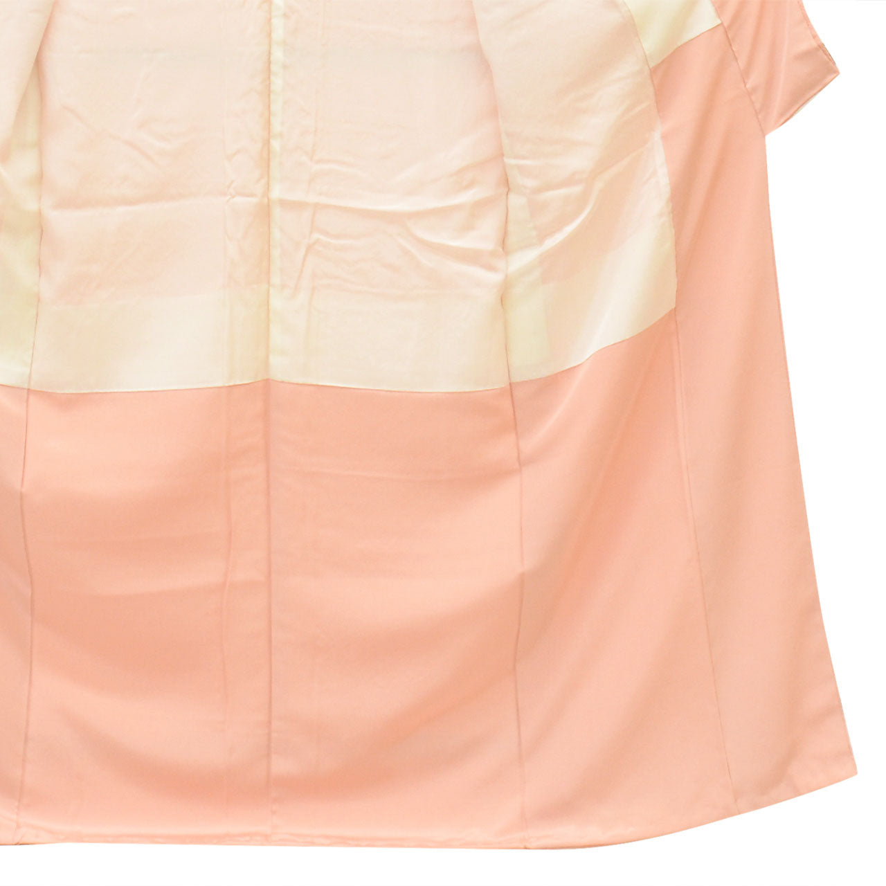 [Used] Recycled Kimono, Plain Color, Silk, Size M (Slightly Plus Size L), Excellent Condition, Length 159.3cm (62.7in), Sleeve Length 66.2cm (26.1in), Lined, Ready-made, Unused, Single Family Crest, Pink, Shippo Flower Pattern, Reuse uu2759b 