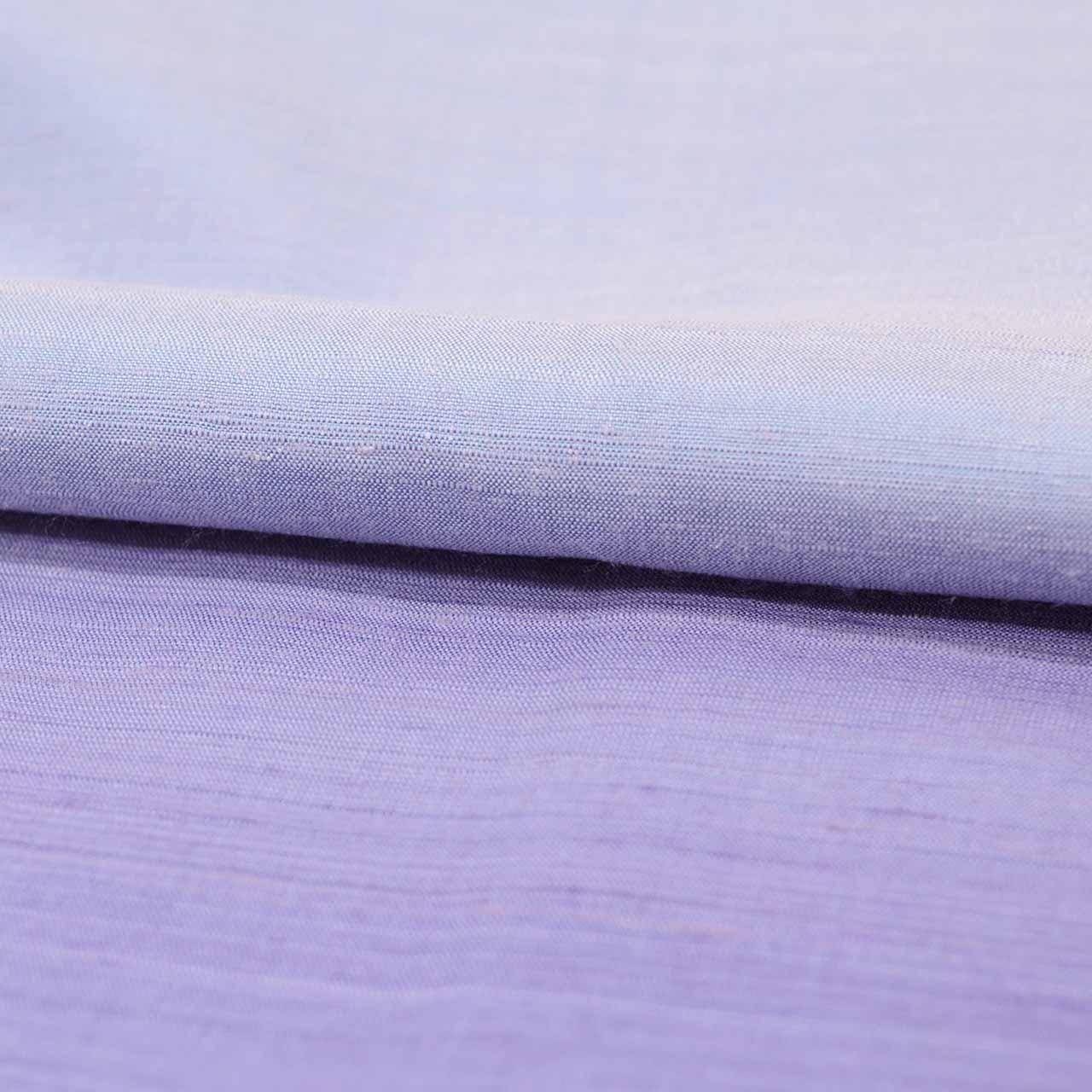 Vintage Japanese Kimono | Tsumugi | Blue Silk | Distant Mountain Houmongi-style | One Crest | Unused | Tall Size LL | Sustainable | uu2778b