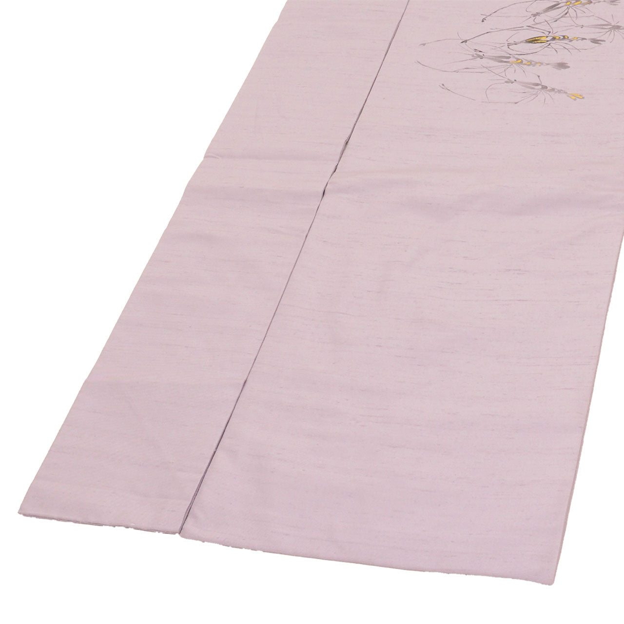 Vintage Japanese Obi | Nagoya Obi | Purple Silk Tsumugi | Lobster Pattern | Gold Foil | Semi-formal | Sustainable | uu2783b