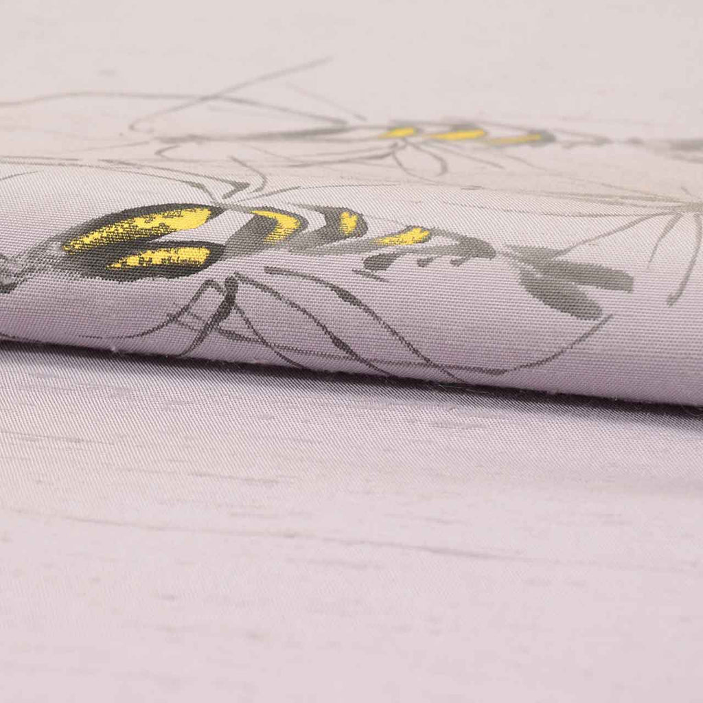 Vintage Japanese Obi | Nagoya Obi | Purple Silk Tsumugi | Lobster Pattern | Gold Foil | Semi-formal | Sustainable | uu2783b