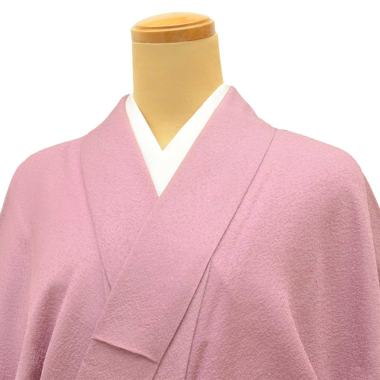 [Used] Recycled Kimono, Visiting Kimono, Pure Silk, Size L (Slightly Plus Size L), Excellent Condition, Length 164.0cm (64.6in), Sleeve Length 66.5cm (26.2in), Unlined, Ready-made, Purple Landscape Pattern, Reused uu2803b 
