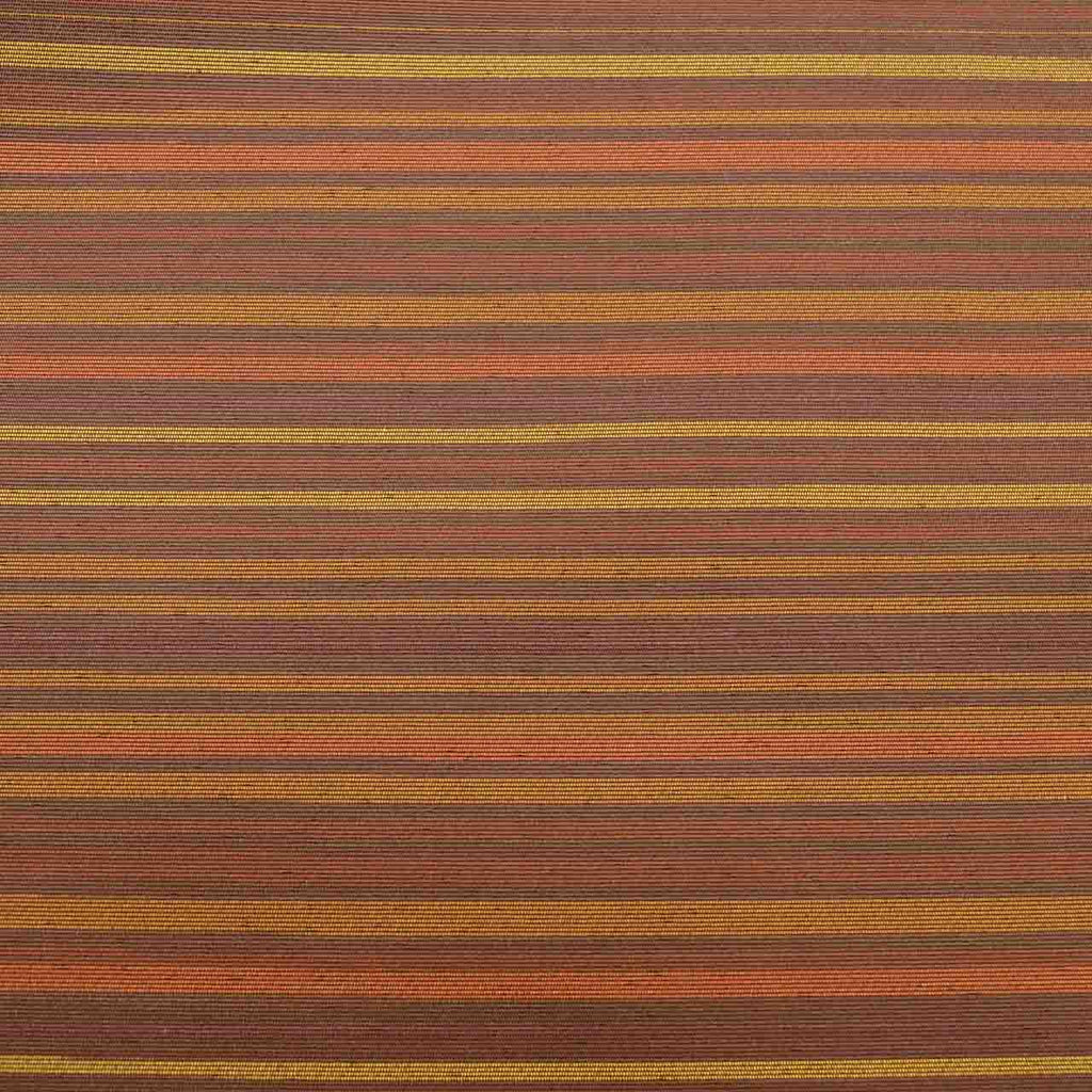 Vintage Japanese Obi | Kyo-bukuro Obi | Brown Silk | Stripe Pattern | Casual | Sustainable | Sustainable | uu2809b