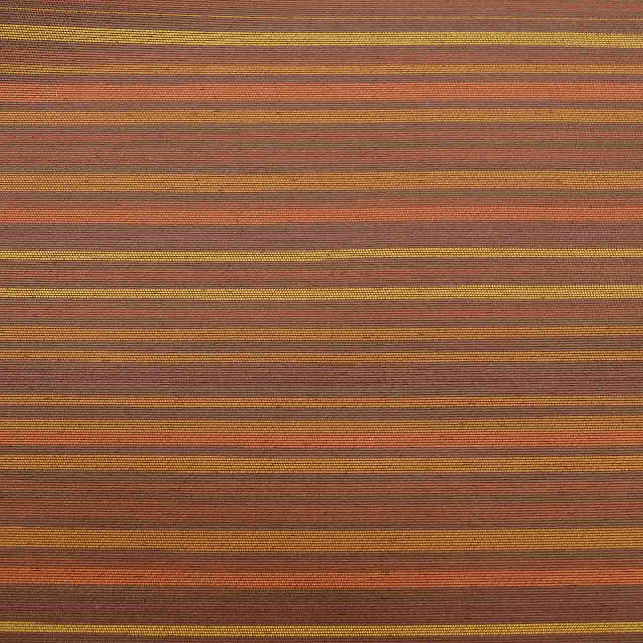 Vintage Japanese Obi | Kyo-bukuro Obi | Brown Silk | Stripe Pattern | Casual | Sustainable | Sustainable | uu2809b