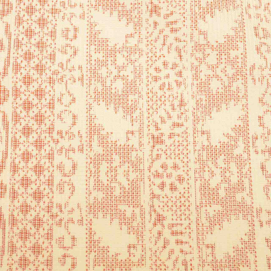 Vintage Japanese Kimono | Oshima Tsumugi | White Silk | Floral Geometric | Warikomi | Size M | Sustainable | Sustainable | uu2817b