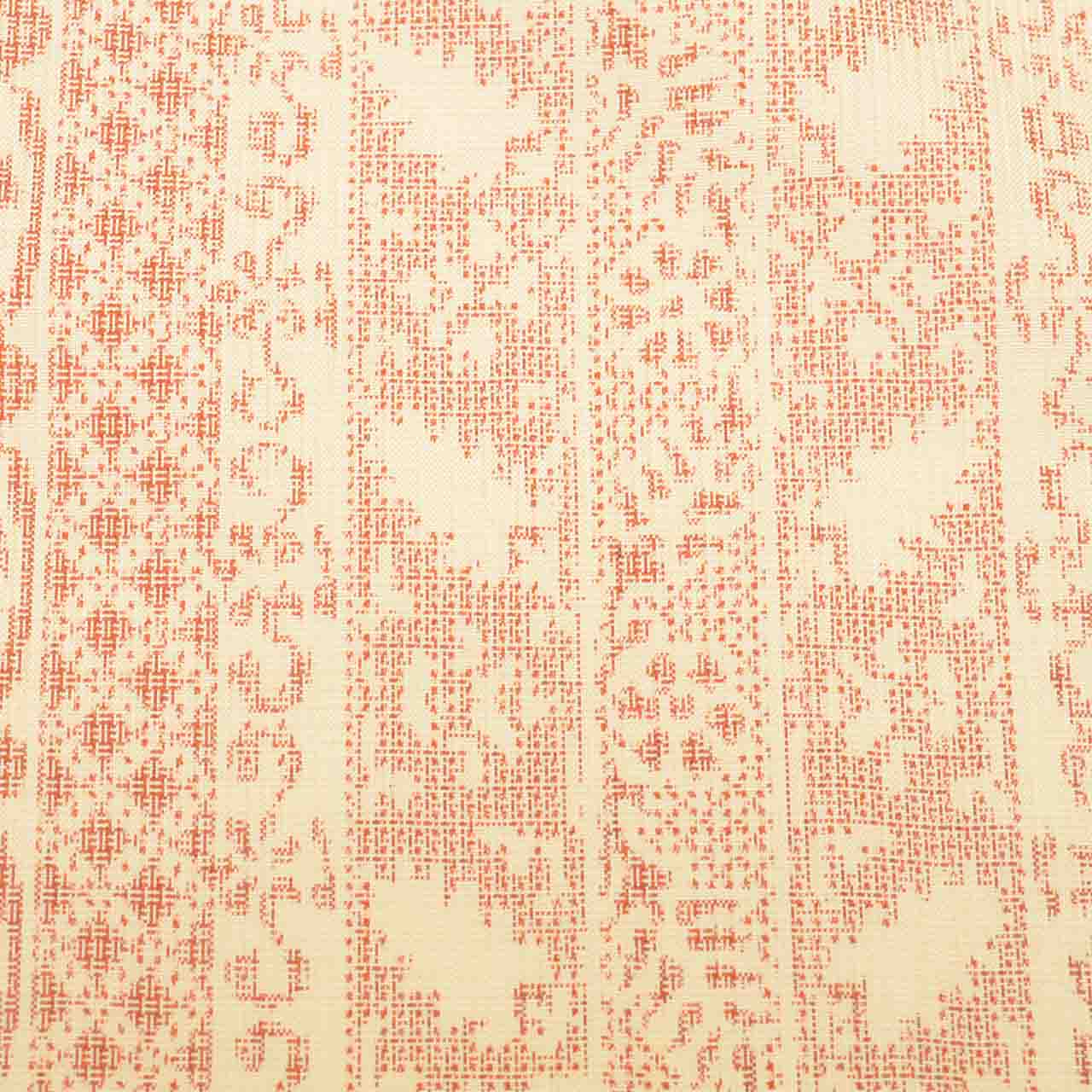 Vintage Japanese Kimono | Oshima Tsumugi | White Silk | Floral Geometric | Warikomi | Size M | Sustainable | Sustainable | uu2817b
